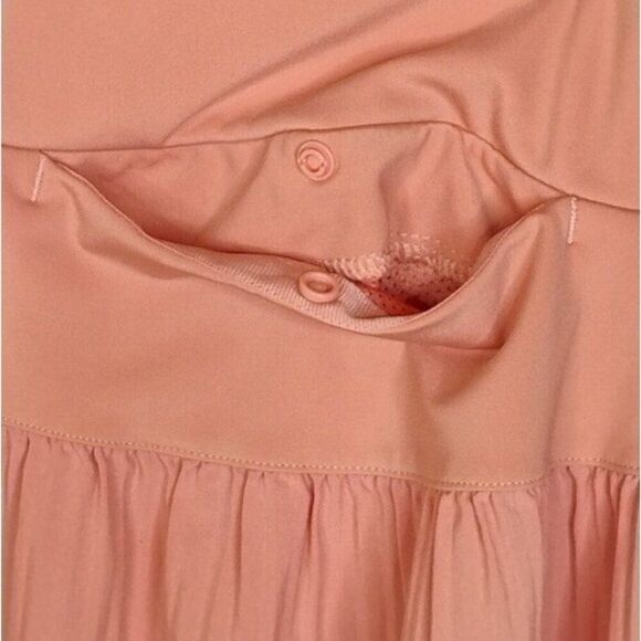 Nike Skirt Peach Pleated Sides Attached Shorts size Medium - Picture 8 of 16